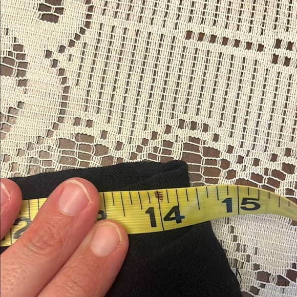 Eileen Fisher Black Straight Leg Pants Washable Pullon - Picture 7 of 9